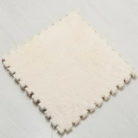 30*30CM Soft Plush Children Kids Rug Play Mat Puzzle Carpet Warm Playmat Interlocking Exercise Tiles Floor Carpet Decoration Mat Quick Pick Grocers
