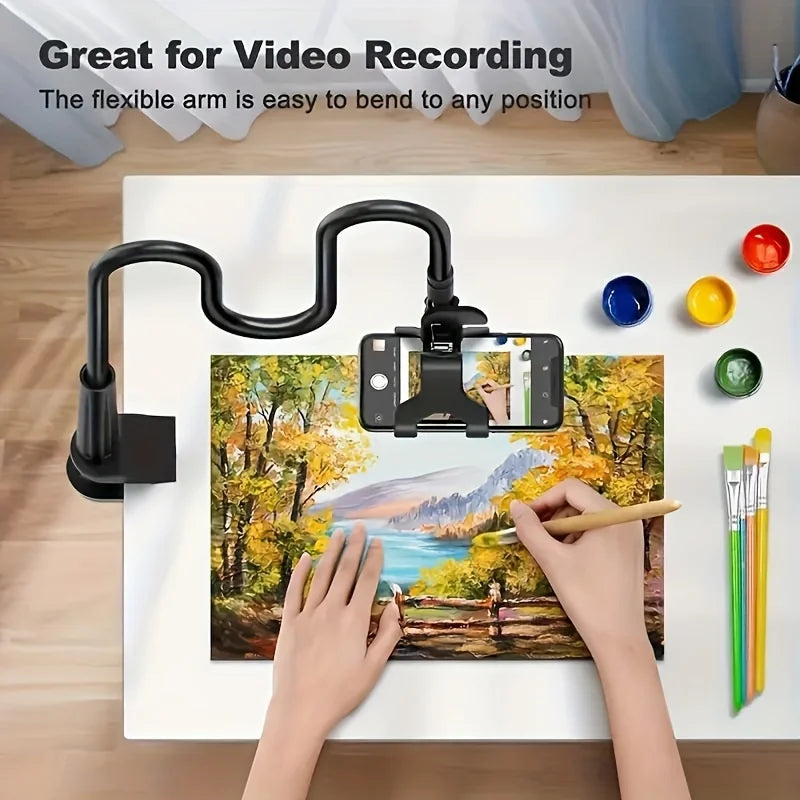 Universal Bedhead Lazy Stand Telescopic Spiral Stand Multi Functional Phone Stand 360 ° Rotation Quick Pick Grocers