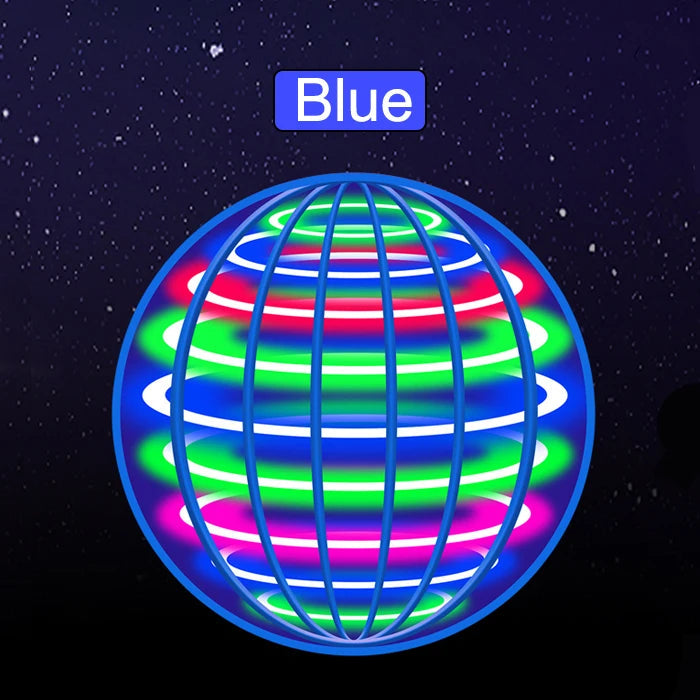 Flying ball, automatic spinning ball, LED dazzling lights, floating magic, fan, UFO flying machine, toy, gift, game, sports ball Quick Pick Grocers
