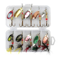 Metal Spoon Spinner Lure 2 to 8g 3.5g 10pcs/Lot Spoonbait Crankbaits Fishing Wobblers For Pike Crochet Set Bait Tackles Econic Blanks