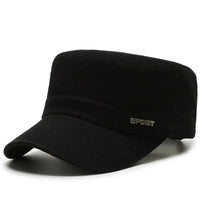 Hat Men's Flat Military Hat Is Simple And Versatile, Middle-Aged Hat Spring And Autumn Duck Tongue Casual Fashion New Style Quick Pick Grocers
