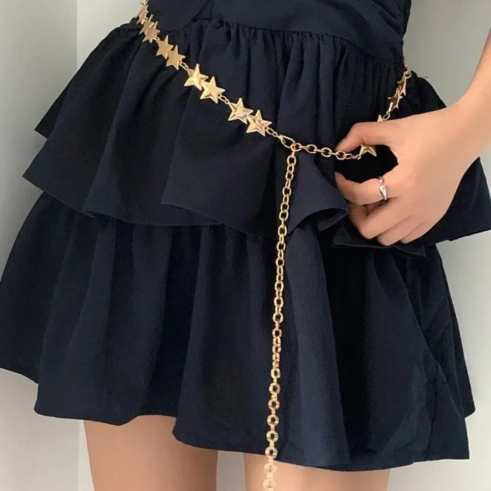 New Butterfly Tassel Waist Chain Y2K Trendy Bohemian Belt Summer Beach Accessories Vintage Flower Bohemian Belt Quick Pick Grocers