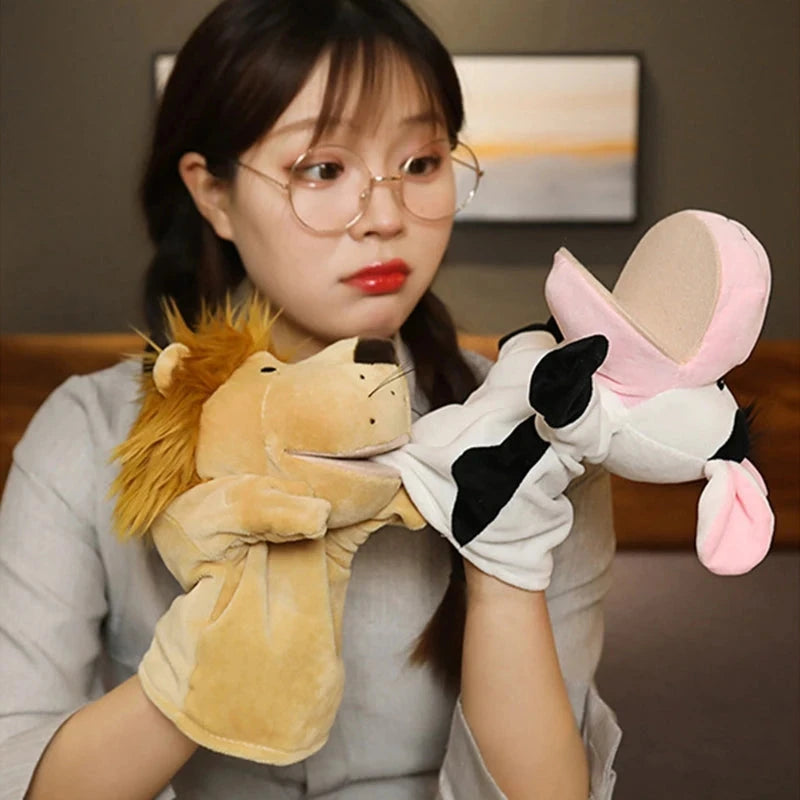 Hand Finger Puppets – Cartoon Plush Toy for Kids & Party Fun Econic Blanks