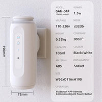 Waterless Essential Oil Diffuser Wall Plug Aroma Oil Diffuser Cool Mist Electric Scent Machine Smart Bluetooth Control For Home Quick Pick Grocers