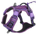 Tactical Dog Harness, No Pull Dog Harness, Adjustable Breathable MOLLE Dog Vest Harness for Medium Large Dog Reflective Military Econic Blanks