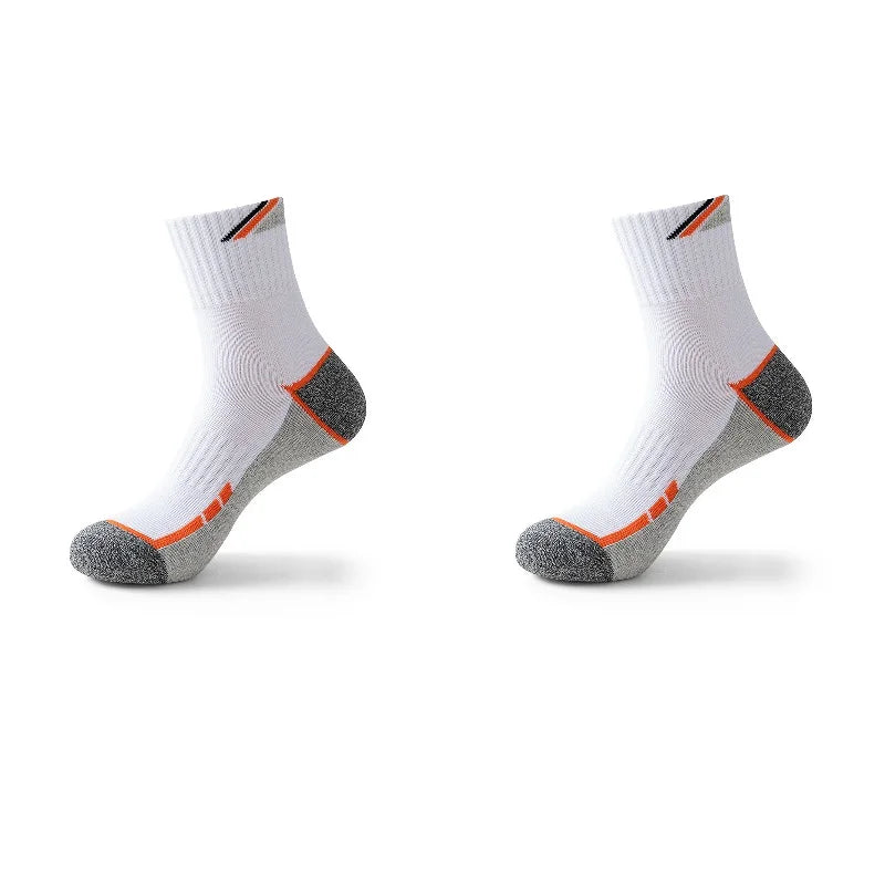 Professional Tennis Cotton Socks Towel Bottom Sports Color Matching Elite Men's Tube Business Running Basketball Socks Thickened Quick Pick Grocers