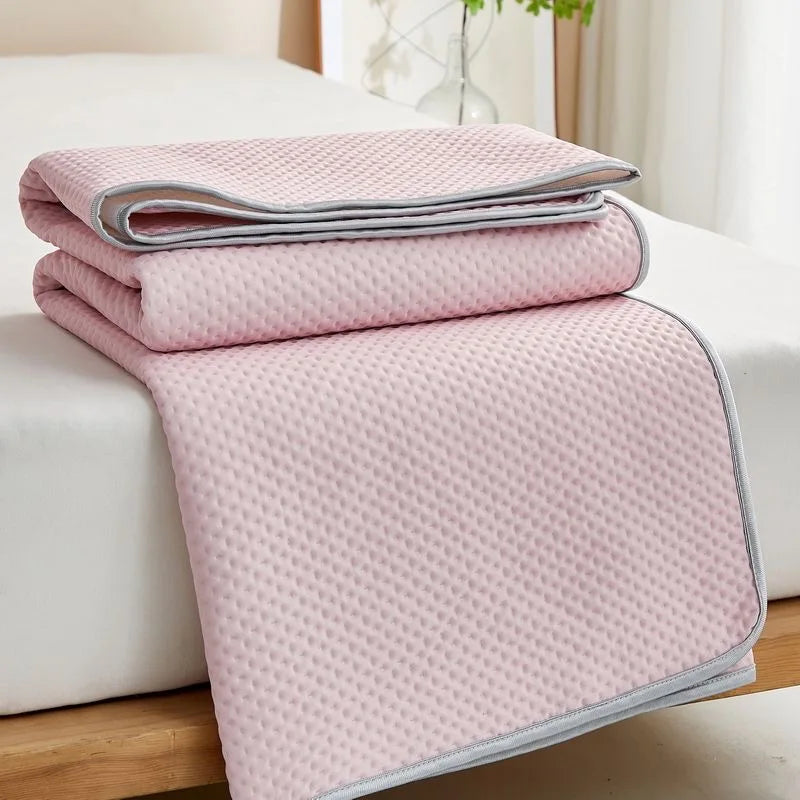 Breathable Cooling Mattress Comfortable Washable Ice Silk Bed Mat Pad Soft Skin-friendly Summer Sleeping Mat Household Quick Pick Grocers