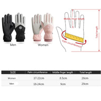 Winter Couple Ski Gloves Thickened Thermal Gloves Adjustable Close Non-slip Touch Screen Gloves Waterproof Cold-proof Quick Pick Grocers