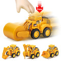 Engineering Vehicle Model Press Sliding Car Excavator Bulldozer Children Educational Construction Vehicle Toy Kids Boy Gift Quick Pick Grocers