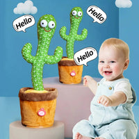 1pc Dancing Cactus Toy,Repeat Talking ,Song Speaker Wriggle Dancing Sing Talk, Plushie Stuffed ,Interaction and Decoration Quick Pick Grocers