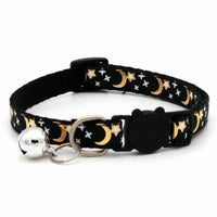 Cat Collar With Bell Cartoon Star Moon Dog Puppy Cat Kitten Collar Adjustable Safety Bell Ring Necklace Cat Jewelry Econic Blanks