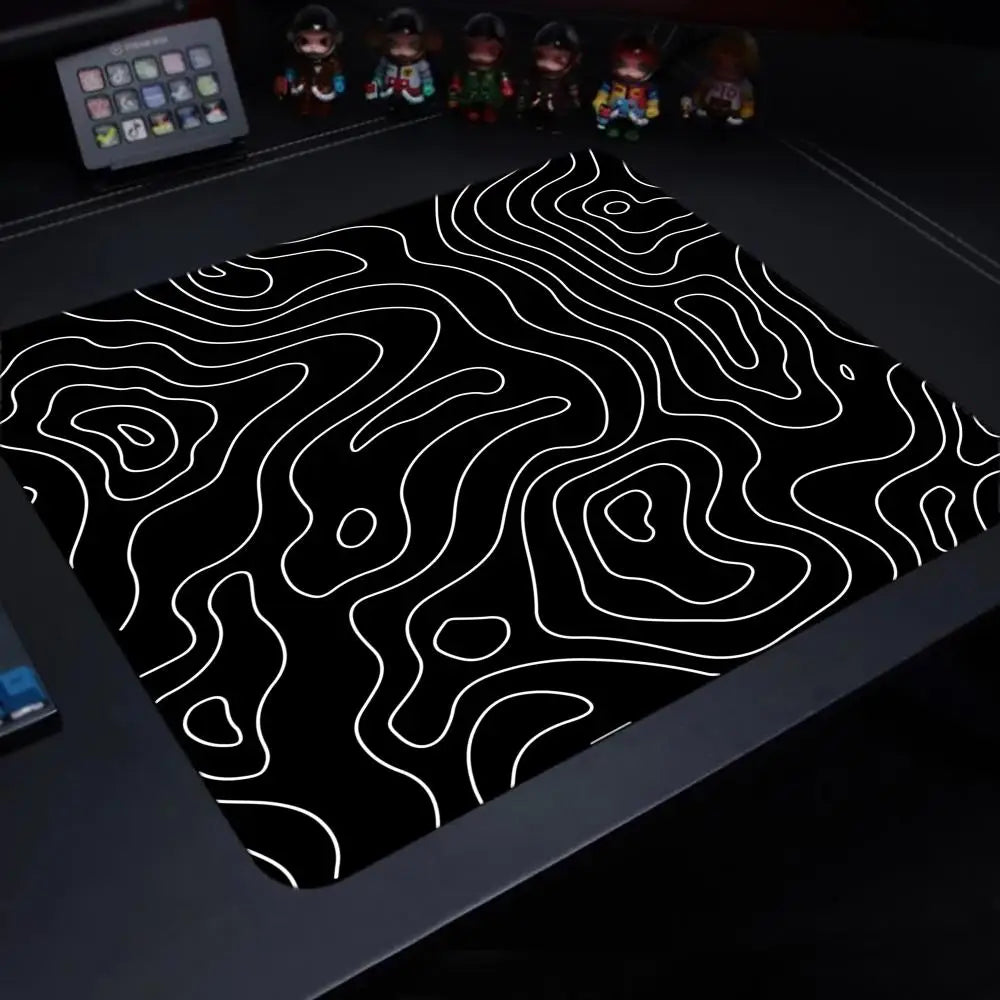 Fluid Mouse Pad Multiple Sizes Large Square Computer Office Game Table Mats Rubber Anti-slip Mousepads Small Decor Desk Pads Quick Pick Grocers