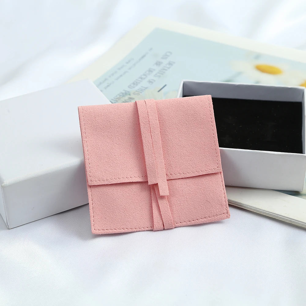 5pcs Velvet Jewelry Gift Bags Microfiber Jewellry Rings Earrings Necklace Organizer Packaging Pouch Wedding Favors Candy Bag Purest Peak