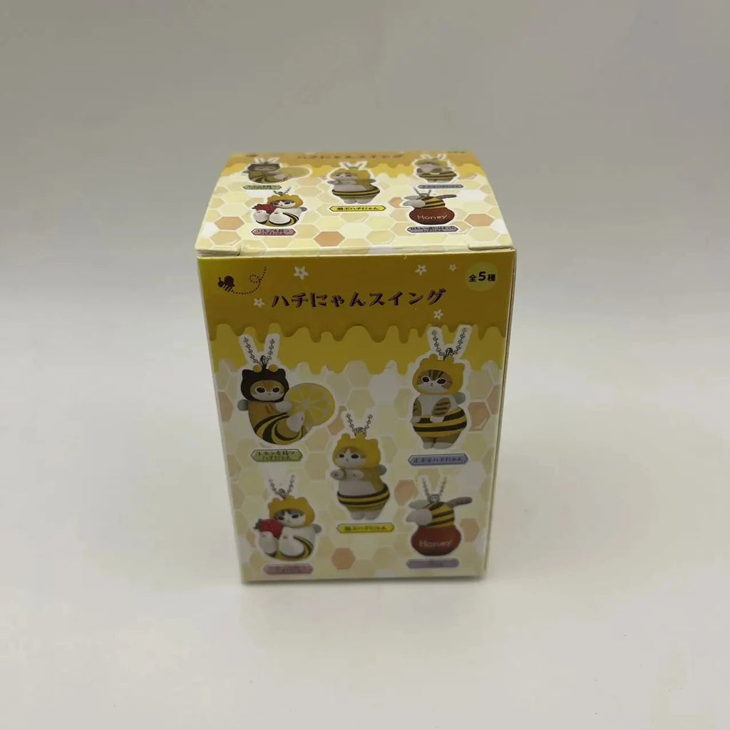 New Mofusand Bee Shaped Blind Box Twisted Egg Bee Cat Anime Figure Ornament Cute Doll Handmade Model Decor Toy Kid Birthday Gift Econic Blanks