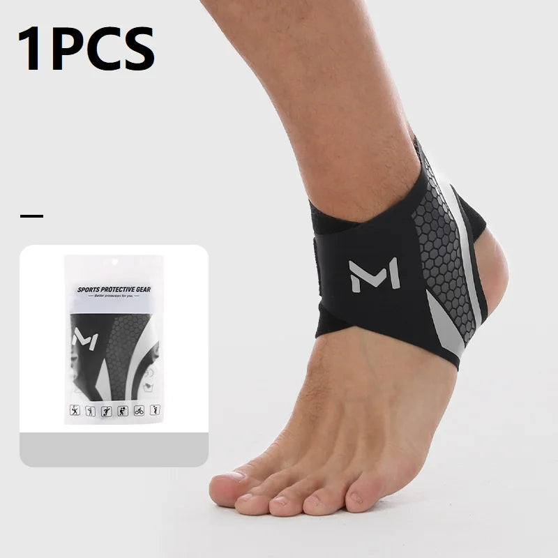 1-2PCS Bandage Ankle Protector Foot Support for Pain Plantar Fasciitis Night Splint Ankle Protector Soccer Compression Anklet Quick Pick Grocers
