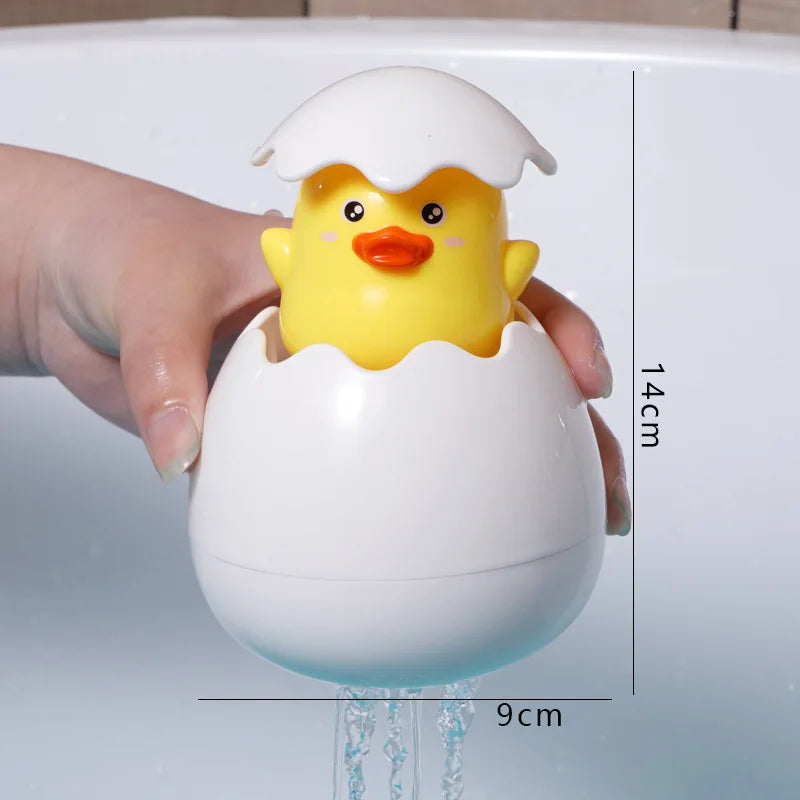 Baby Bathing Toy Kids Cute Duck Penguin Egg Water Spray Sprinkler Bathroom Sprinkling Shower Swimming Water Toys For Kids Gift Purest Peak