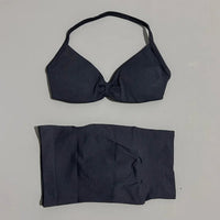 HISTELLO Gym Set 2 Piece Women Strappy Yoga Bra Top Workout Scrunch Shorts Sports Suit Fitness Clothes Seamless Yoga Set Quick Pick Grocers