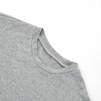 Women's Long Sleeve O-Neck Skinny T-Shirt Monochromatic Crop Top Casual Y2K Streetwear Fashion Pullover Summer Outfit Quick Pick Grocers