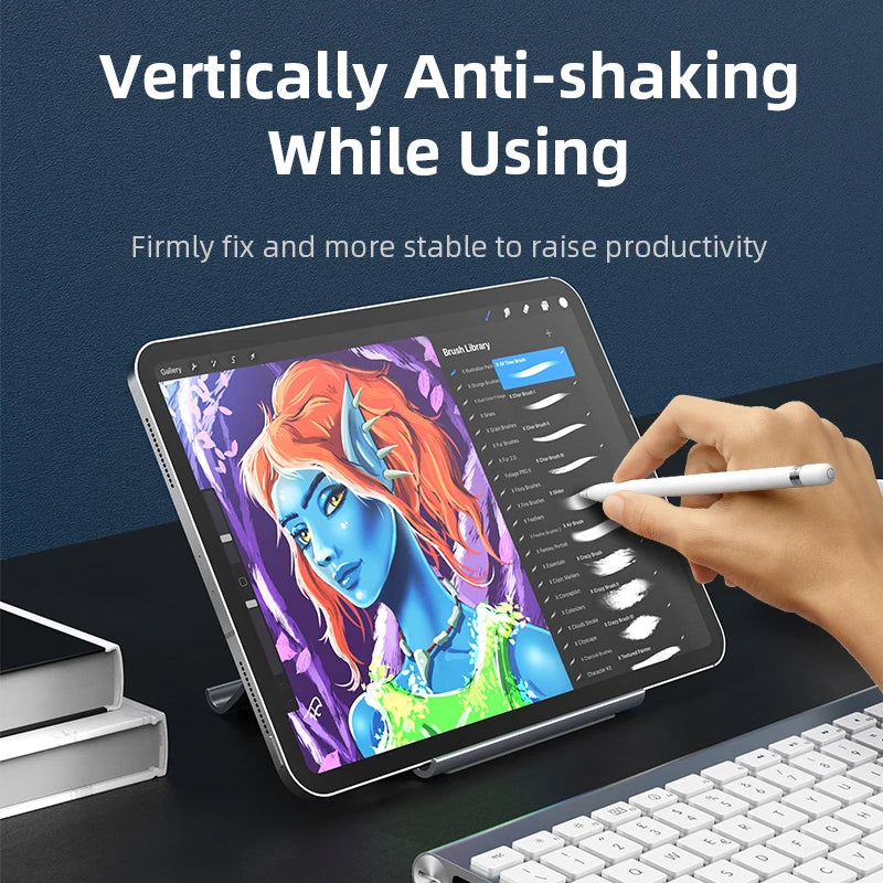 CABLETIME Vertical Laptop Stand Automatically Shrink Space-Saving Multifunctional Tablet Stand for MacBook Surface iPad Phone Quick Pick Grocers