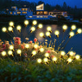 8pcs Outdoor Lights Solar Lawn Lamp Garden Lamp LED Wind-driven Firefly Ground Plug Lamp for Garden Lawn Landscape Holiday Light Econic Blanks