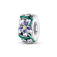 100% 925 Sterling Silver Rainbow Zircon Colorful Butterfly Dragon Shaped Silicone Stopper Charms Beads Fit DIY Bracelets Jewelry Econic Blanks