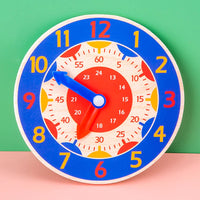 Baby Montessori Toys Wooden Clock Hour Minute Second Cognition Time Learning Teaching Aids Educational Toys For Children Purest Peak