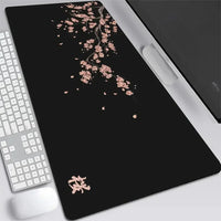 Japan Cherry Blossom Mouse Pad XXL Gray Laptops Gaming Deskmat Sakura Mousepad Anime Office Carpet Gamer Keyboard Computer Desks Quick Pick Grocers