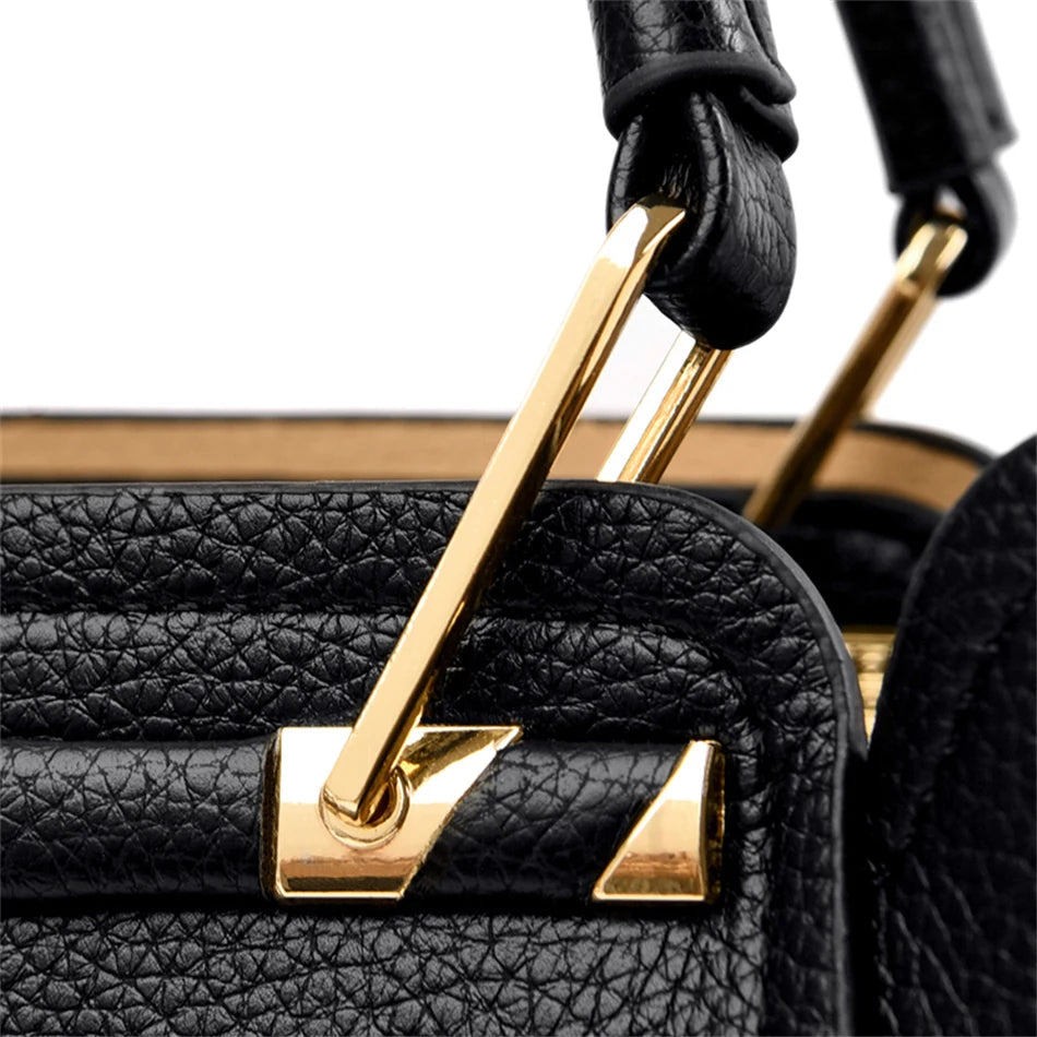 2024 Luxury Women Designer 3 Layers Shoulder Crossbody Sac Ladies Large Capacity Leather Handbags Shopper Brand Messenger Totes Quick Pick Grocers
