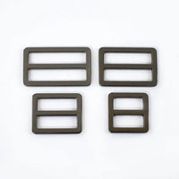 5/10Pcs 20-50mm Metal Ring Buckles for Bag Strap Tri Glide Slider Clasp Webbing Dog Belt Adjuster Hooks DIY Hardware Accessories Quick Pick Grocers
