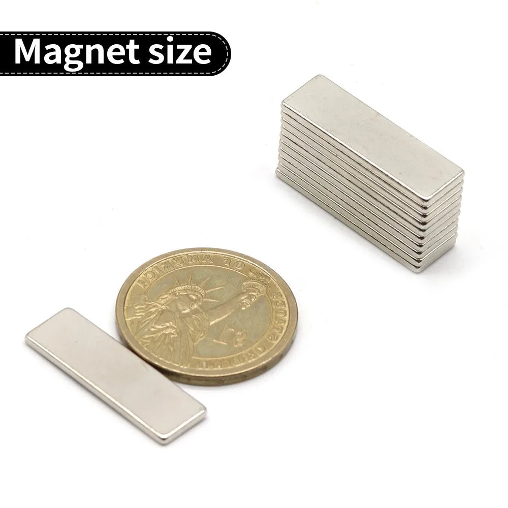 30x10x2mm Super Strong Neodymium Magnet N35 NdfeB Permanent Magnetic imanes Block Powerful Magnets Refrigerator Quick Pick Grocers