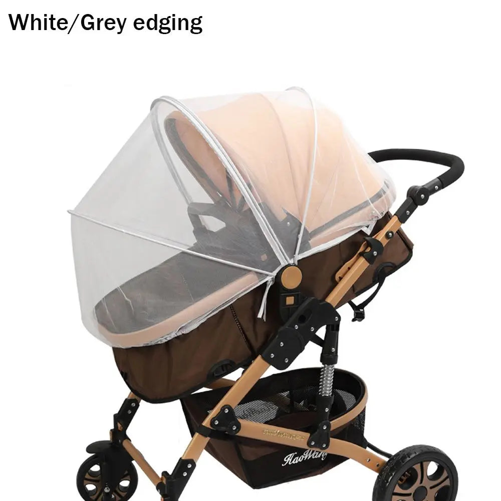 Mosquito Net Full Cover for Baby Car seat Cover Cradles Stroller Mosquito Netting Stretchable Netting Dual-Use Zipper Mesh Purest Peak