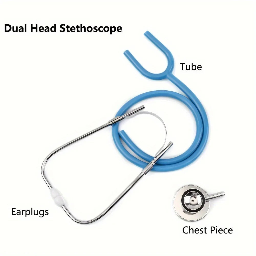 Stethoscope Toy, Simulated Doctor Toy, Nurse Health Medical Single Head Stethoscope, Role-playing Pretend Doctor Toy Econic Blanks