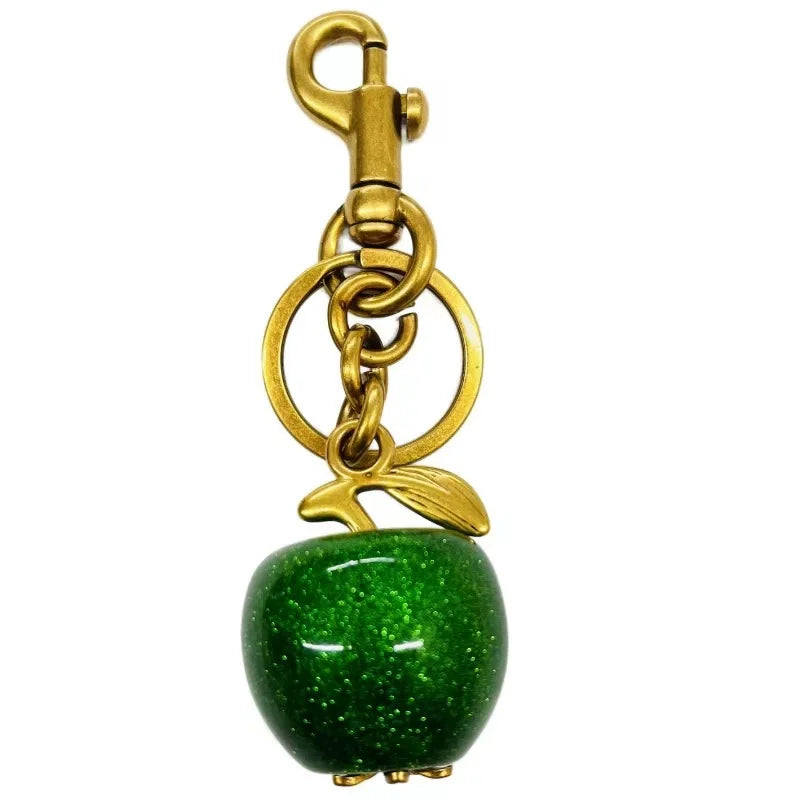 Trendy Red Cherry Pendant Keychain for Women Cute Bag Decorations Multifunctional Jewelry Car Key Accessories Charm Keyring Gift Quick Pick Grocers
