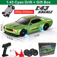 1/64 2.4G High speed Drift Rc Car 4WD Remote Control Car Four Wheel Drive Radio Controlled Mini RTR Racing Model Boy Toy Gift Econic Blanks