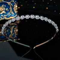 Sparkling Rhinestones Hair Bands Fashionable Crown Handmade Head Bands Jewelry Accessories School Halloween Gifts for Girls Quick Pick Grocers