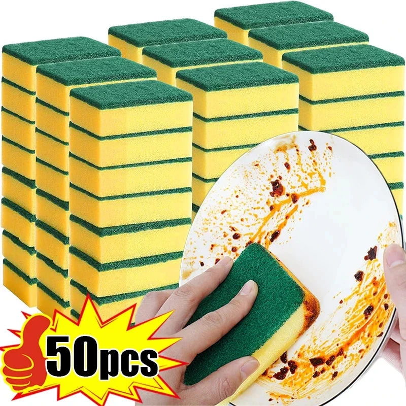Highly absorbent double-sided sponge magic cleaning pot rust sponge cleaning brush kitchen cleaning tool Econic Blanks