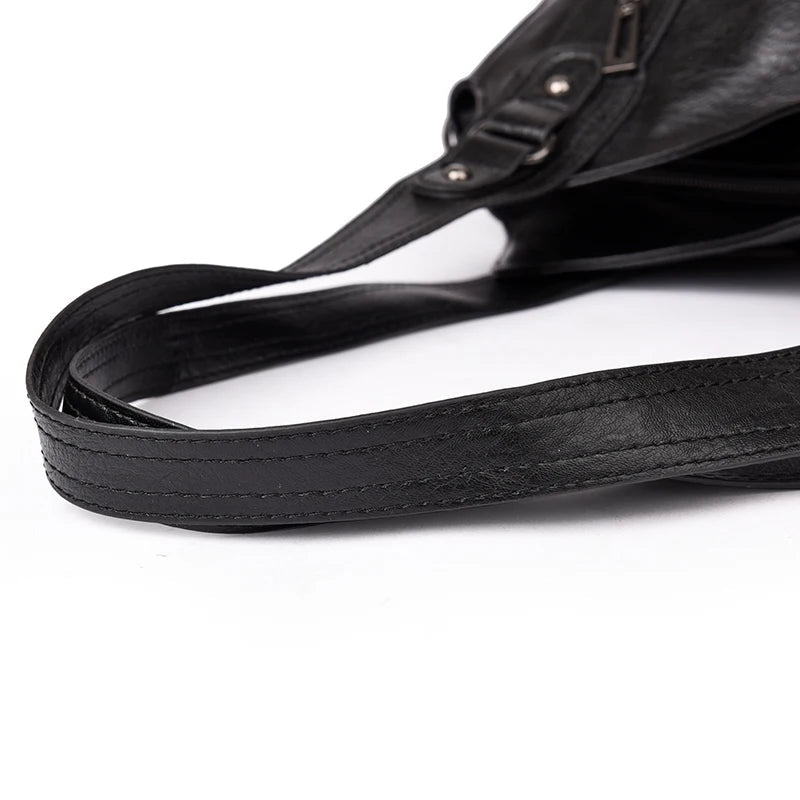 Pu shoulder bag fashionable temperament zipper opening design daily commuter handbag Quick Pick Grocers
