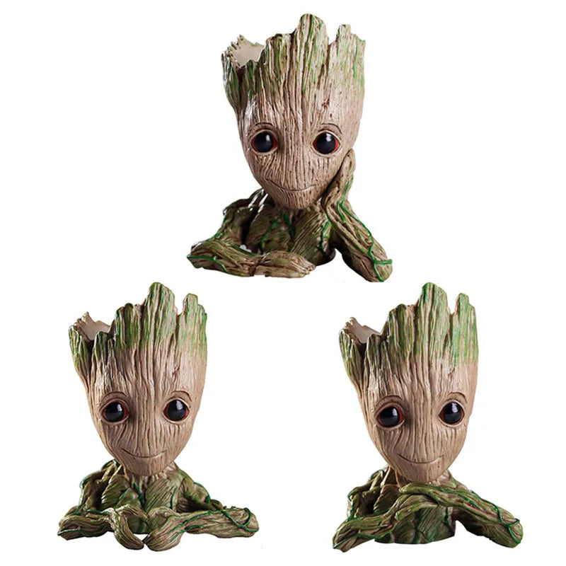 Home Decoration Groot Planter Flower Pots For Indoor Flowers Pot Tree Man Ornaments Anime Figure Statue Art Crafts Kid Men Gifts Quick Pick Grocers