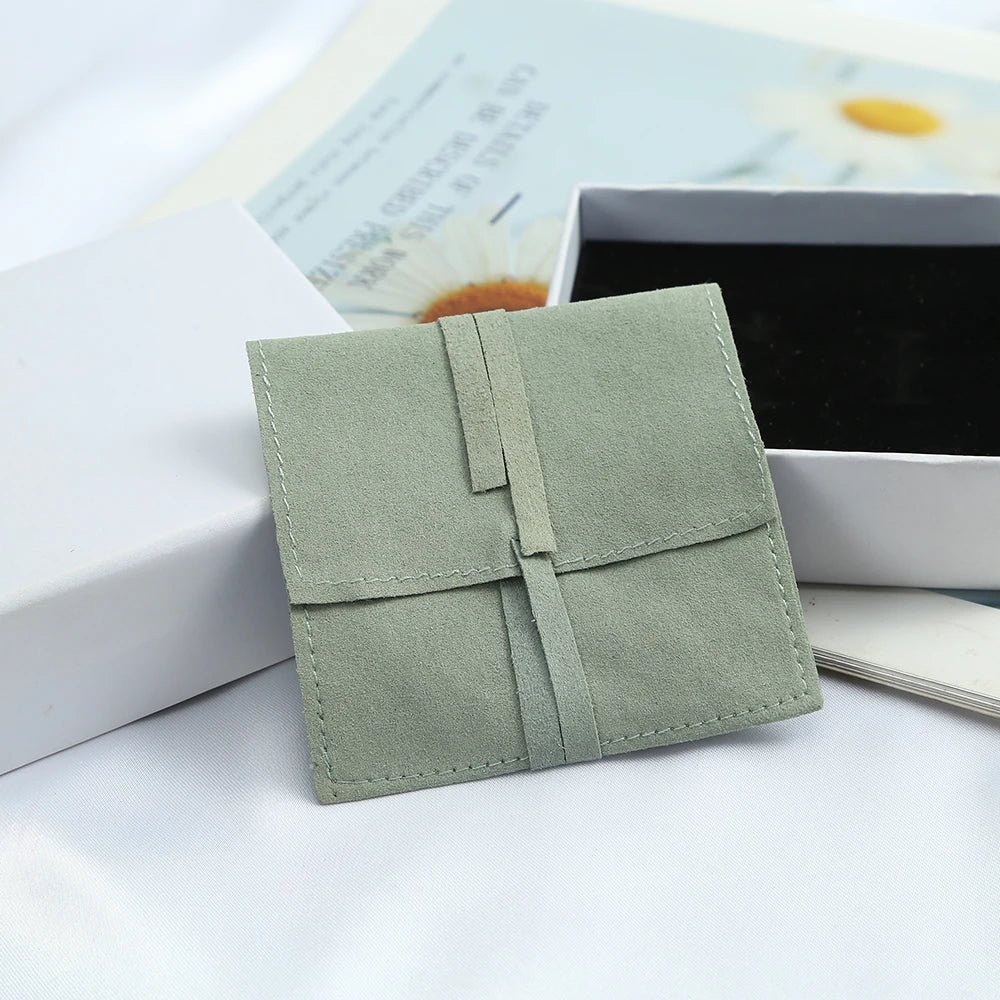 5pcs Velvet Jewelry Gift Bags Microfiber Jewellry Rings Earrings Necklace Organizer Packaging Pouch Wedding Favors Candy Bag Purest Peak