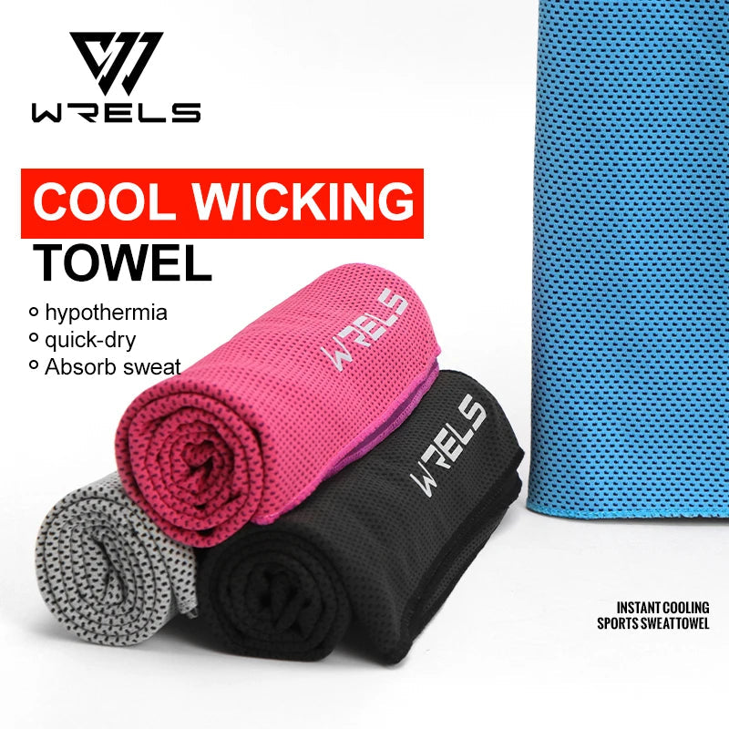 WRELS Towel Sports Quick-drying Super Absorben Outdoor Cooling Towel Fitness sports gym Running quick Dry Cool Towel Soft Gym Quick Pick Grocers