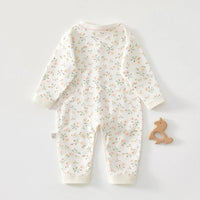 Charming Baby Romper for Spring & Fall, Soft Pure Cotton Onesie, Princess & Prince Style, Perfect Infant Crawling Suit. Purest Peak
