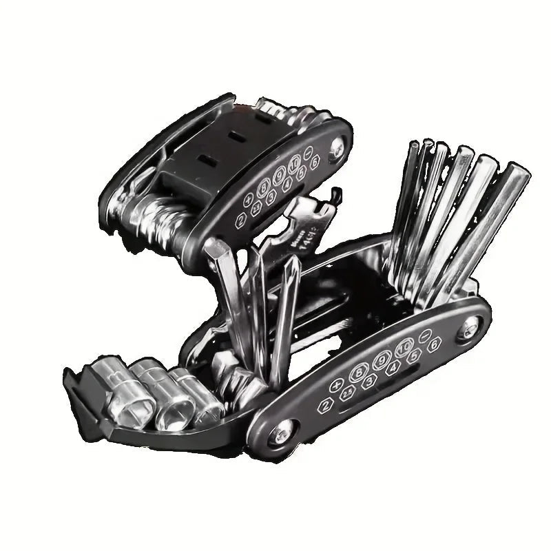 16-in-1 Socket Wrench Set, Non-Slip Rotating Head. Durable Stainless Steel for Home & Car Repairs. Easy & Universal Tool. Quick Pick Grocers