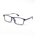 Super Light Comfortable Rubber Titanium Eyewear Square Glasses Frame Myopia Optical Prescription Glasses Frame Men and Women Econic Blanks