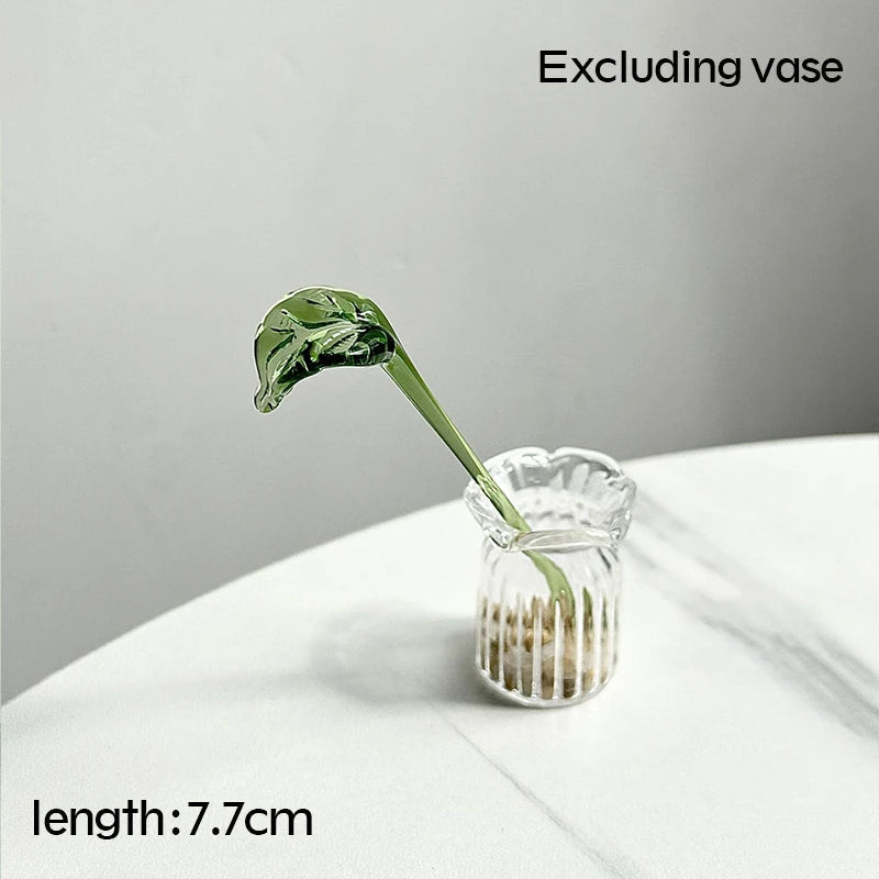 Tulip Glass Ornament Simulated Flower Bouquet Gift Healing Series Girlfriend Life Is One Thousand Times Spring and Bright Quick Pick Grocers