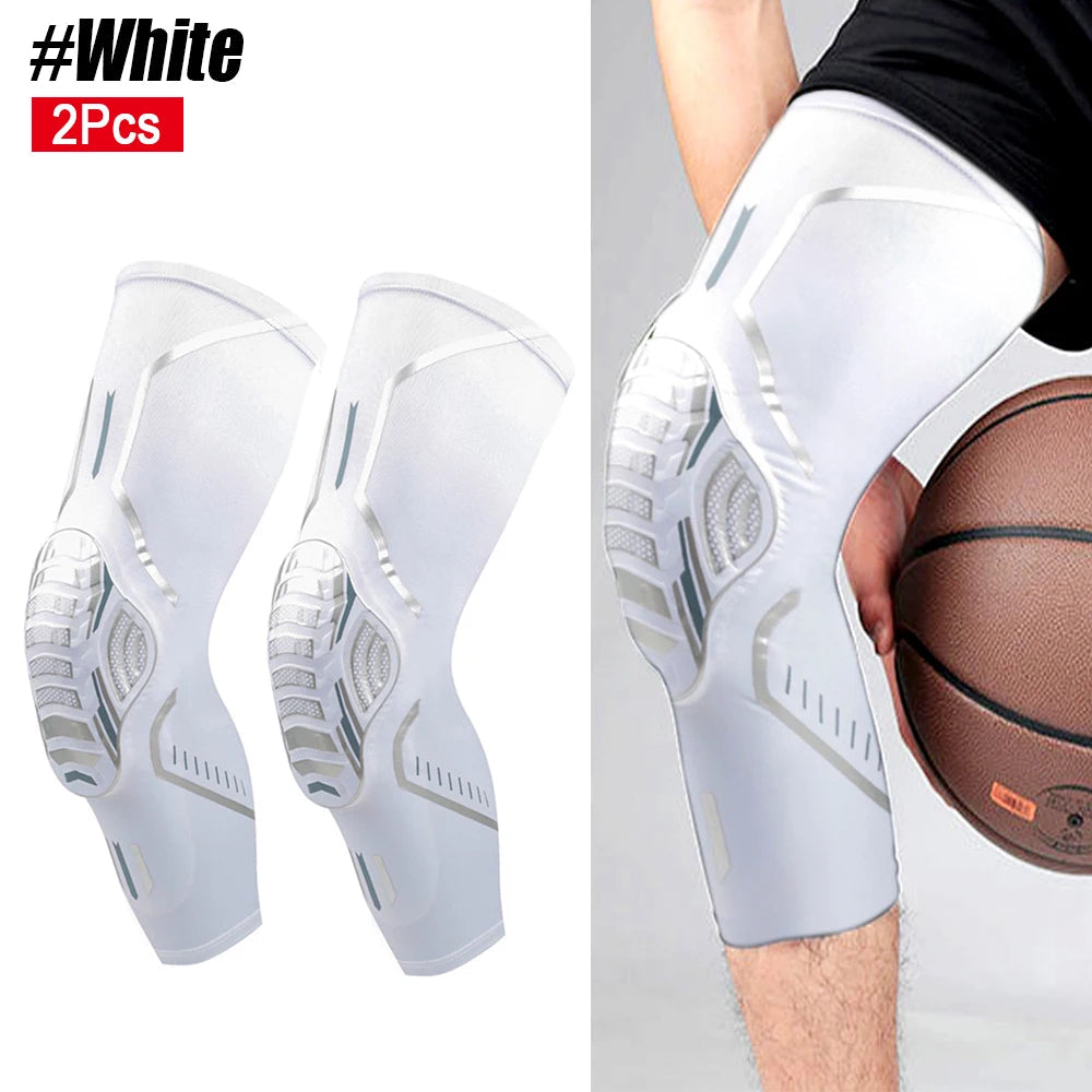 2Pcs/Pair Sport Crashproof Knee Support Pad Elbow Brace Arm Leg Compression Sleeve Outdoor Basketball Football Bicycle Protector Quick Pick Grocers
