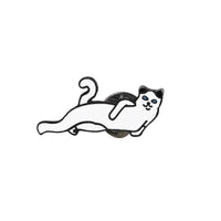 20 Styles Cute Cats collection Enamel Pins Dried Fish Bag Brooch Cartoon Animal Badges Denim Lapel Jewelry Gift for Kids Friends Quick Pick Grocers
