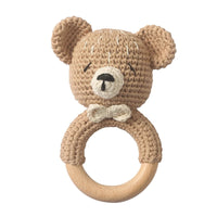 Baby Toys Crochet Animal Rattle Cartoon Music Rattle Toys for Baby Kawaii Teether Rattle Baby Toy 0 12 Months Montessori Toys Purest Peak