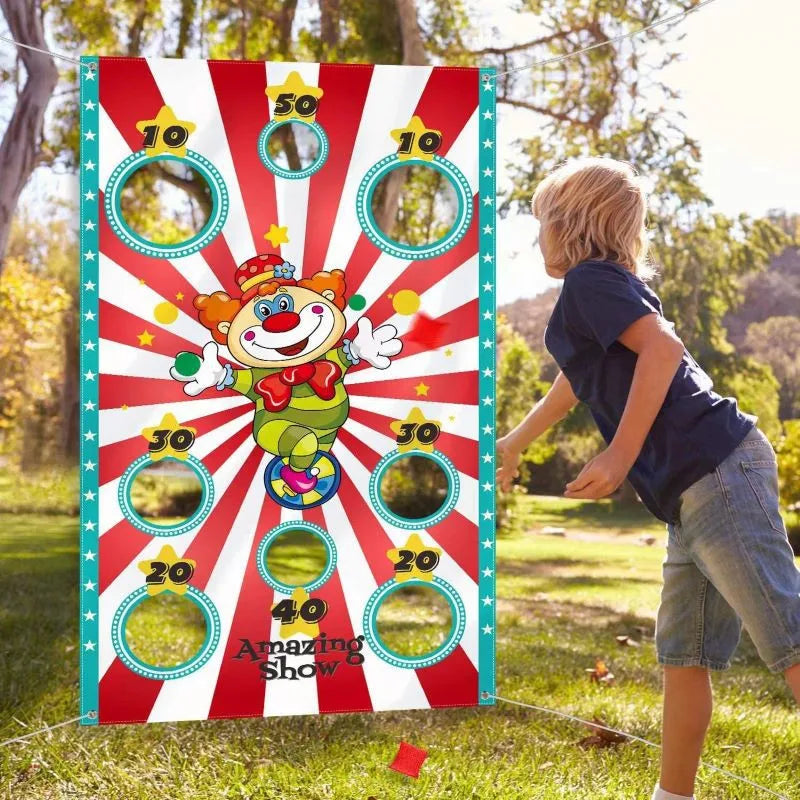 Funny Play Bean Bags Toy Game Safe Tossing Throwing Bags for Adults Children Outdoor Xmas Party Carnival Games Toys for Children Quick Pick Grocers
