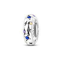 100% 925 Sterling Silver Rainbow Zircon Colorful Butterfly Dragon Shaped Silicone Stopper Charms Beads Fit DIY Bracelets Jewelry Econic Blanks