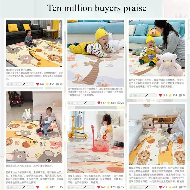5 sizes to choose Baby Crawling Play Mats Non-toxic High-quality EPE Baby Activity Gym Carpet Baby Game Children's Safety Rug Purest Peak